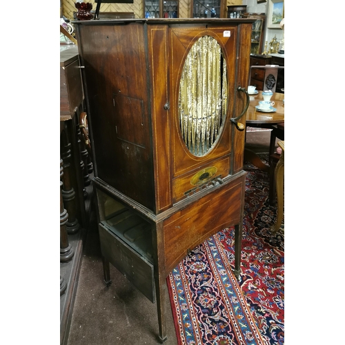 109 - Regency Period Barrell Organ made by Broderip & Wilkinson, Hay Market London, painted patented mark,... 