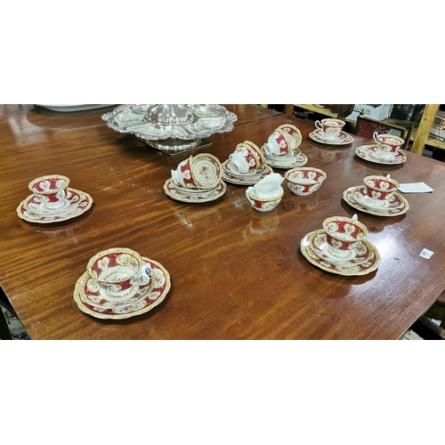 280 - Royal Albert Lady Hamilton Tea Set, 12 place settings (38 Pieces), all in perfect condition, inclu... 