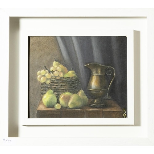 164 - BERNARD C. ALLISON, Still Life, oil on board, Period Table Top, H24 x 29cmW