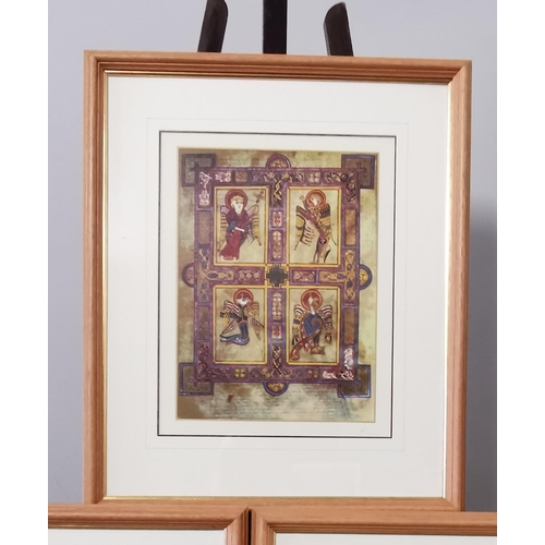 244 - THE BOOK OF KELLS COLLECTION  A Set of 3 Limited Edition Prints 360/3000, reproduced in 1996 with... 