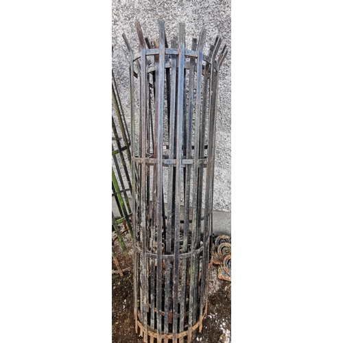 372 - 2 Pairs of Tree Guards (for 2 trees), each 170cmH x 51cm dia