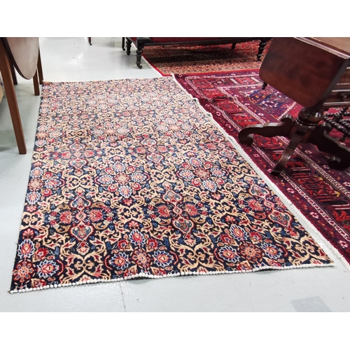 410 - Fine woven, antique Persian Kashan Rug, unique all over design, 2.2m x 1.37m