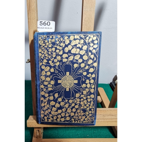 560 - W.B. Yeats,  Poems,  1912.  With the iconic gilt floral decorative cloth designed by Althea Gyles.  ... 