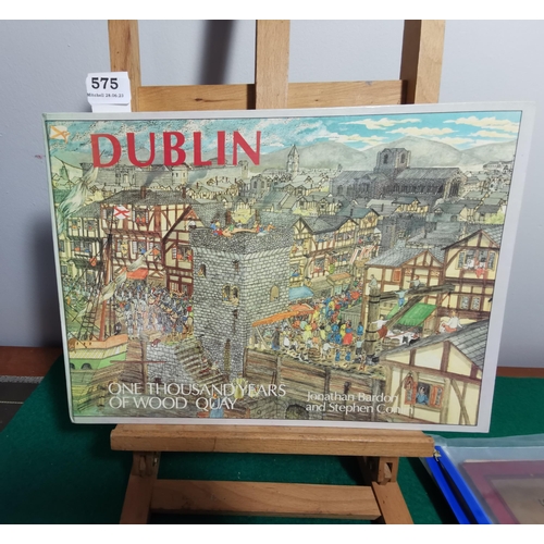 575 - Dublin - One Thousand Years of Wood Quay by Jonathan Bardon & Stephen Conlin, 1st Edition (some foxi... 