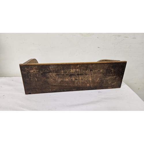 378 - Killarney Wood Bookends with folding ends, inlaid with images of Muckross House and Ross Castle, arb... 