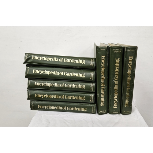 426 - Group of encyclopaedias  Teachers Virtues, New Age, Castles, Gardening (on 2 shelves)