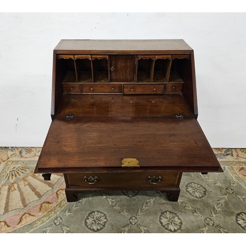 283 - Edwardian Compact Writing Bureau (good child sized), nicely inlaid with shell and other designs, the... 