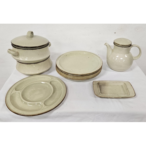 367 - Celtic Ennis Pottery dinner plates, teapot, veg dishes (10 pieces)