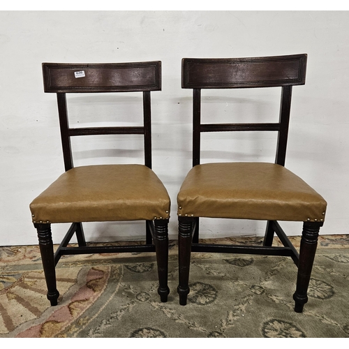 503 - Pair of Antique Bar Back Dining Chairs (2)