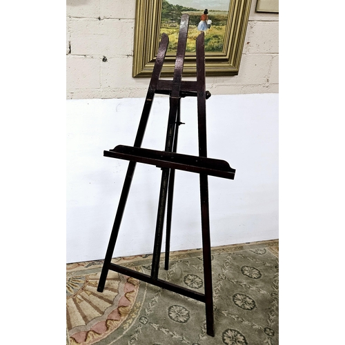 327 - Wooden Artists Easel, adjustable angle