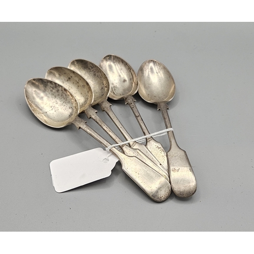 9 - Set of 5 London Silver Teaspoons, hallmarked JHP (143 grams)