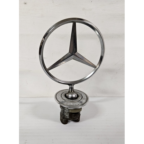 28 - Authentic Mercedes Car Bonnet Mascot (adjustable), 12.5cmH