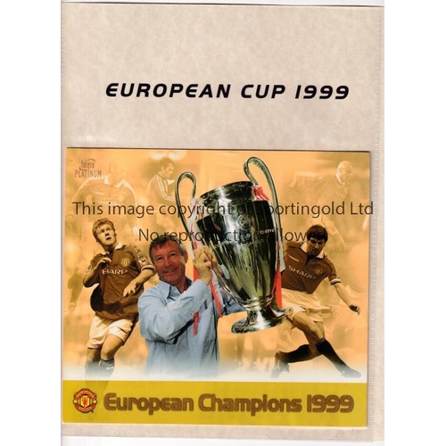 FUTERA PLATINUM SET OF 1999 MANCHESTER UNITED EUROPEAN CHAMPIONS A