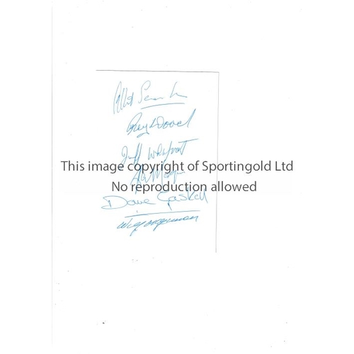 373 - MANCHESTER UNITED AUTOGRAPHS      Ticket for the Gala Dinner Dance on 25/11/1995 at the Cresta Court... 
