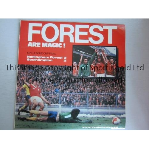396 - FOOTBALL VINYL LP'S       Nine LP's with covers: 6 X Liverpool and 3 X Nottingham Forest in the 1970... 