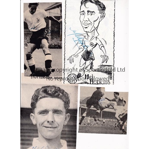 1382 - TOTTENHAM HOTSPUR AUTOGRAPHS 1950'S      Sixteen signed magazine pictures including Blanchflower, Ro... 