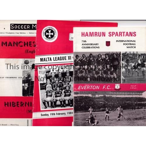 1387 - MALTESE FOOTBALL PROGRAMMES      Seventeen programmes from the 1980's and 1990's including Hamrun Sp... 