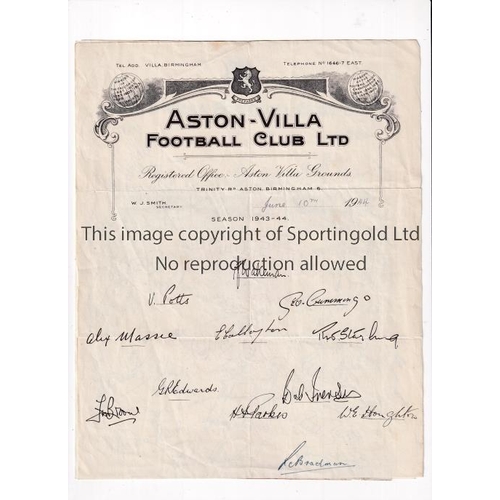 631 - FOOTBALL AUTOGRAPHS     Twenty two official club printed autograph sheets including Aston Villa 43/4... 