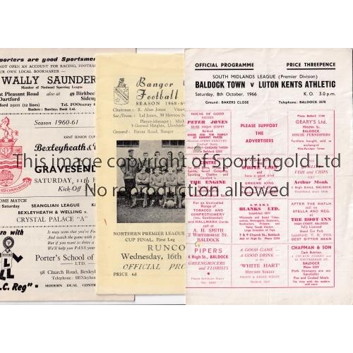 737 - NON-LEAGUE FOOTBALL PROGRAMMES 1960'S      Approximately 110 programmes including home matches at Be... 