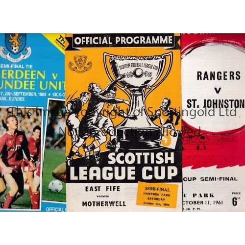 745 - SCOTTISH FOOTBALL PROGRAMMES   Over 120 programmes of which 75 are from 1959 to 1969 and includes Le... 