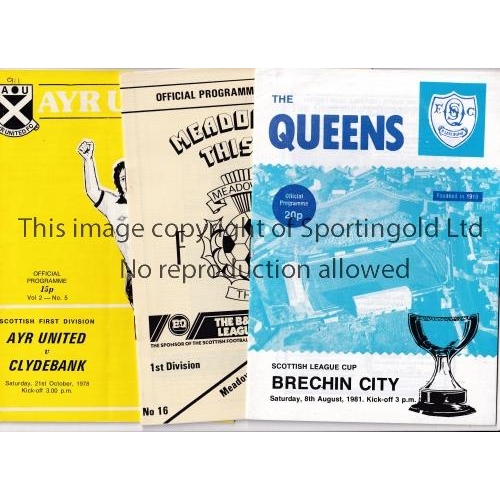 746 - SCOTTISH FOOTBALL PROGRAMMES   Seventy Scottish Cup and Scottish League Cup Finals and Semi-Finals. ... 