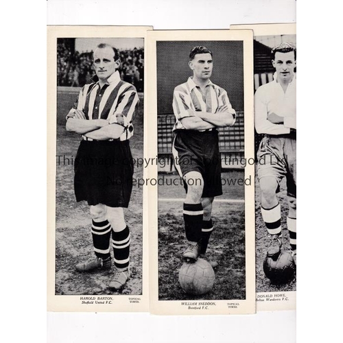 855 - TOPICAL TIMES FOOTBALL PANELS     Forty two large B/W panels.    Good