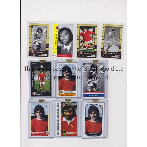 1044 - GEORGE BEST TRADE CARDS     Twenty eight different Millhouse Tobacco Products USA cards, all in plas... 