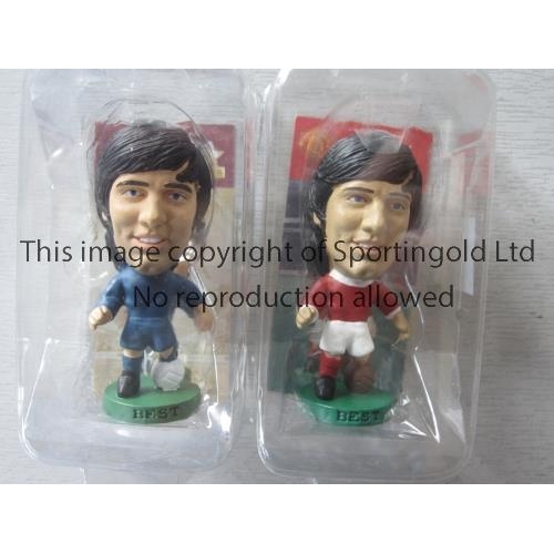 667 - GEORGE BEST CORINTHIAN FIGURES      Two limited edition figures PRO 1014 and PRO471.    Very good