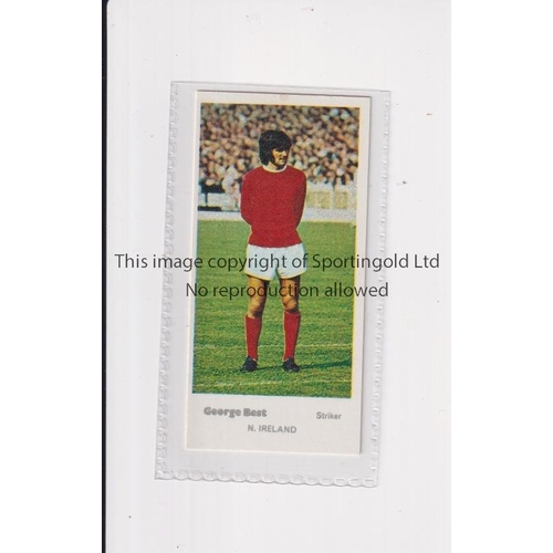 671 - GEORGE BEST TRADE CARD     Lyons Maid International Footballers No. 25.    Mint