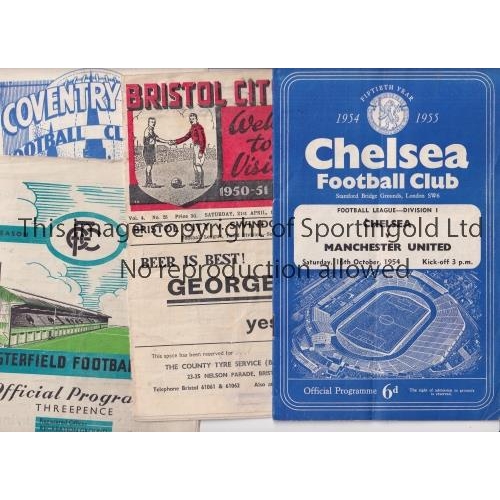 706 - 1950'S & 1960'S FOOTBALL PROGRAMMES     Approximately 250 programmes for English home teams, 140 thr... 