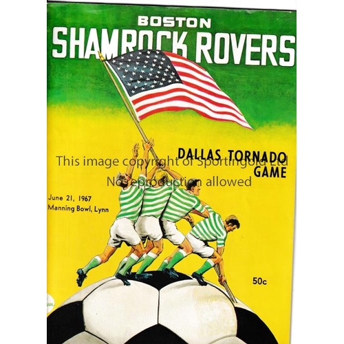 751 - DUNDEE UNITED V SHAMROCK ROVERS 1967 IN USA     Programme for the match 21/6/1967 at Manning Bowl, L... 