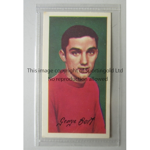 668 - GEORGE BEST / TRADE CARDS      Four scarce cards: George Best Flashback 1968 issued by J. Hossack nu... 