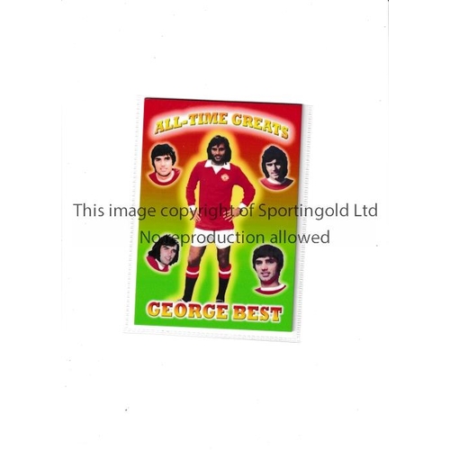 1026 - GEORGE BEST LARGE PROMO CARD    Number 23 of 30 issued by Jim Hossack 2005.     Mint