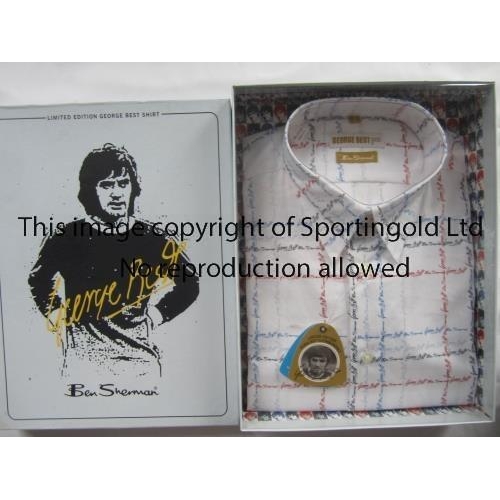 241 - GEORGE BEST / BEN SHERMAN     Limited edition Ben Sherman unopened boxed shirt with George Best Limi... 