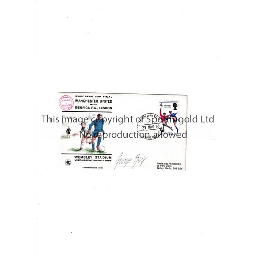 367 - 1968 EUROPEAN CUP FINAL    Original first day cover for the final between Benfica and Manchester Uni... 