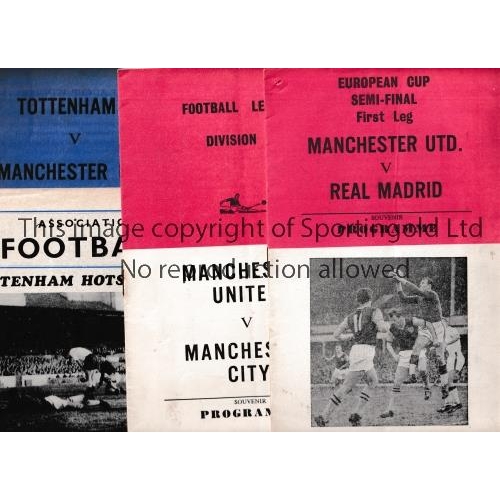 373 - 1967/8 MANCHESTER UNITED PIRATES   Four pirate programmes for Manchester United games in 1967/8. Hom... 