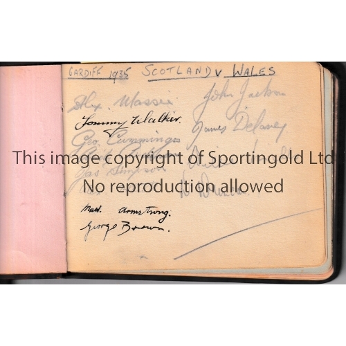 93 - 1930'S FOOTBALL AUTOGRAPHS         Excellent autograph book with over 280 signatures from season 193... 