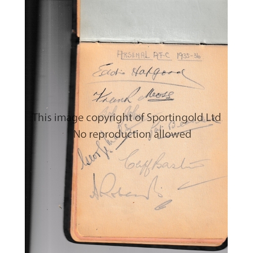 93 - 1930'S FOOTBALL AUTOGRAPHS         Excellent autograph book with over 280 signatures from season 193... 