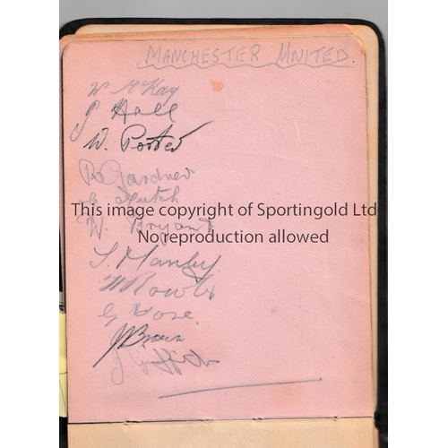 93 - 1930'S FOOTBALL AUTOGRAPHS         Excellent autograph book with over 280 signatures from season 193... 