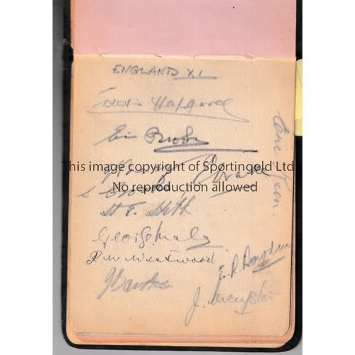 93 - 1930'S FOOTBALL AUTOGRAPHS         Excellent autograph book with over 280 signatures from season 193... 