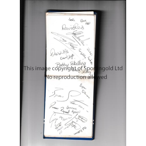 980 - 1970'S FOOTBALL AUTOGRAPHS       An official Everton autograph book with over 110 autographs of vari... 