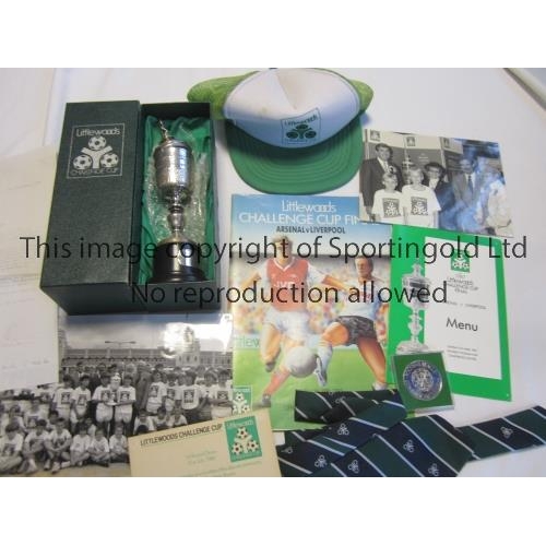 101 - LITTLEWOODS / LEAGUE CUP FINAL MEDAL 1987      A package including the original boxed medal that was... 