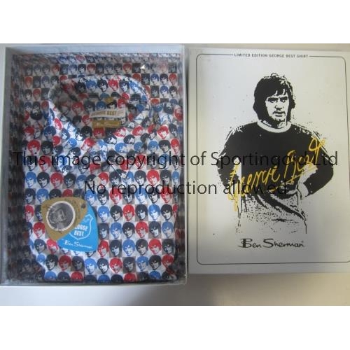 1580 - GEORGE BEST / BEN SHERMAN     Limited edition Ben Sherman unopened boxed shirt with George Best Limi... 