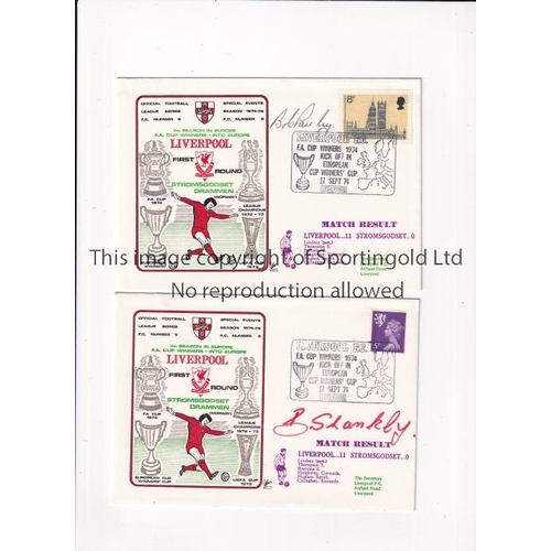 18 - BOB PAISLEY / BILL SHANKLY / AUTOGRAPHS      Two First Day Covers individually signed.     Good