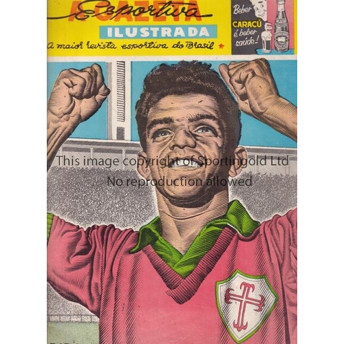 291 - ENGLAND          Brazil v England played 30/5/1964 at the Maracana, Rio de Janeiro. Issue of the Bra... 