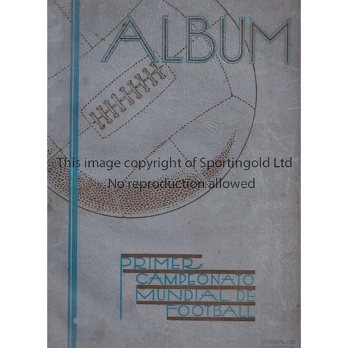 663 - 1930 WORLD CUP URUGUAY / FIRST FIFA WORLD CUP      A bound volume of Primer Campeonato Mundial De Fo... 