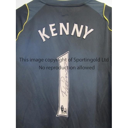 1185 - QPR JERSEY   Goalkeeper jersey worn by Paddy Kenny, QPR goalkeeper between 2010 and 2012. Black with... 