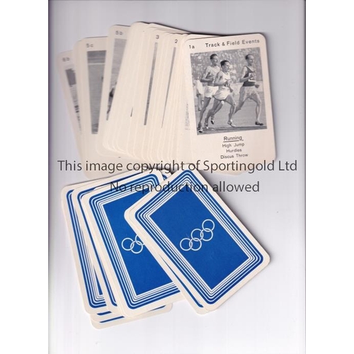 410 - OLYMPIC GAMES       Thirty one different event cards issued in the 1950's / 1960's.      Good