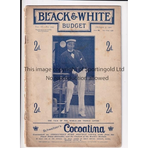 1939 - BLACK & WHITE BUDGET MAGAZINE 1901       Magazine dated 5/10/1901 including a double page of picture... 