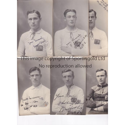 358 - BRADFORD CITY 1910-11 / AUTOGRAPHS      Fifteen signed portrait postcards including James Blair, Joh... 